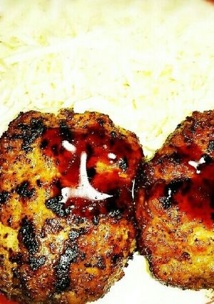 合挽き肉のハンバーグ-レシピのメイン写真
