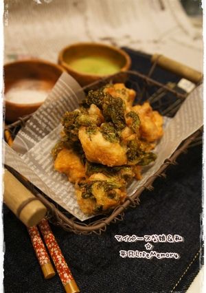 菜の花と鶏肉のフリッター-レシピのメイン写真