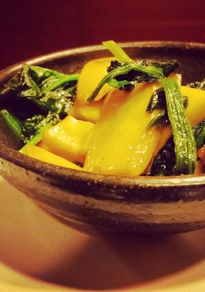 醤油だけで~ほうれん草とエリンギの炒め煮-レシピのメイン写真