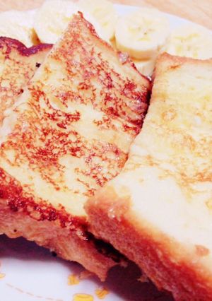 フォークで時短フレンチトースト-レシピのメイン写真