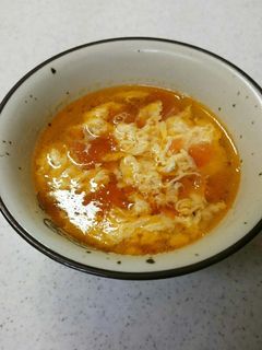 ふんわり卵のトマトスープ-レシピのメイン写真