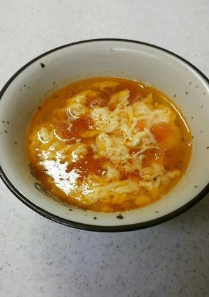 ふんわり卵のトマトスープ-レシピのメイン写真