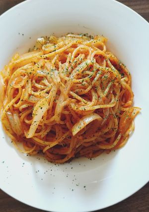 ど！シンプルなナポリタンスパゲティ-レシピのメイン写真