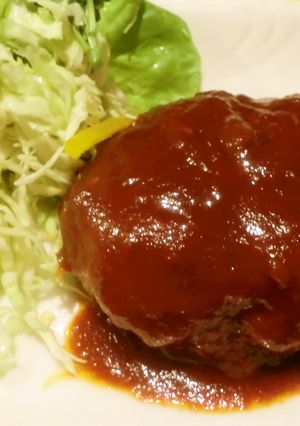 ♪ボリューム満点!簡単デミグラハンバーグ-レシピのメイン写真