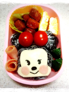 ミニーちゃんのお弁当-レシピのメイン写真