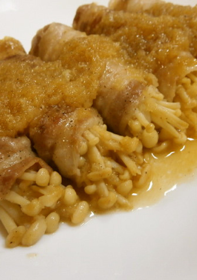 えのきの肉巻き★みぞれ和え-レシピのメイン写真