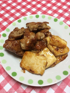 簡単!美味しい☆豚と豆腐の甘辛炒め-レシピのメイン写真
