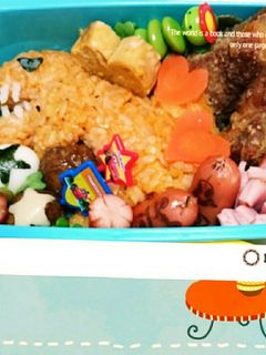 恐竜キャラ弁-レシピのメイン写真
