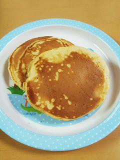 離乳食後期 ゴマときな粉のホットケーキ-レシピのメイン写真