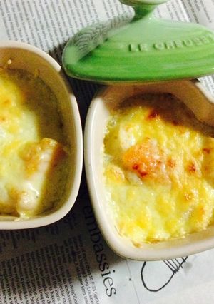 今日も手抜き♪残ったシチューでグラタン-レシピのメイン写真