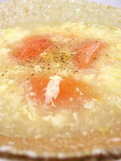 無添加◎簡単 基本のトマトと卵スープ-レシピのメイン写真