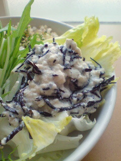 梅昆布茶でさっぱり♪ひじきと豆腐のサラダ-レシピのメイン写真
