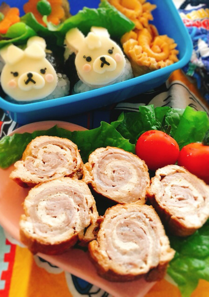 お弁当にも☆しっとり油揚げの豚肉巻き-レシピのメイン写真