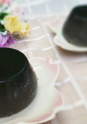 レンジで簡単♪ ブラックチョコプリン-レシピのメイン写真