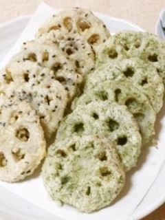 れんこんの変わり天ぷら-レシピのメイン写真
