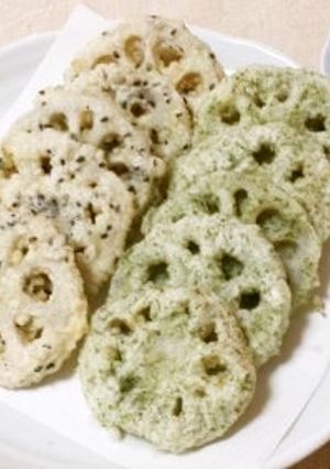 れんこんの変わり天ぷら-レシピのメイン写真