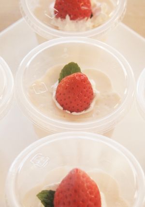 真空調理のイチゴソースで持ち寄りスイーツ-レシピのメイン写真