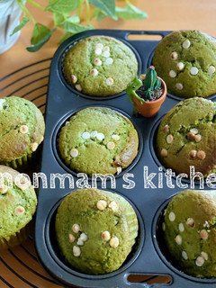 ホットケーキミックスで☆抹茶マフィン-レシピのメイン写真
