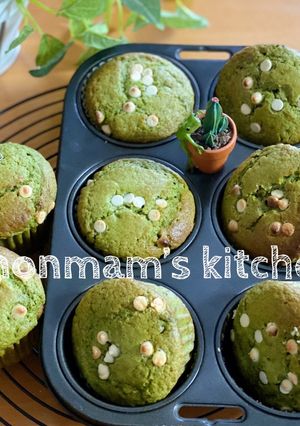 ホットケーキミックスで☆抹茶マフィン-レシピのメイン写真