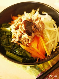 ビビンバ丼-レシピのメイン写真