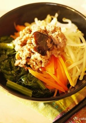 ビビンバ丼-レシピのメイン写真