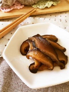 きのこ玉*レンジで簡単♪しいたけの甘辛煮-レシピのメイン写真