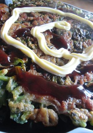 壬生菜のお好み焼き-レシピのメイン写真