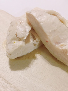 糖質制限!材料3つ!時短鶏胸肉の酒蒸し!-レシピのメイン写真