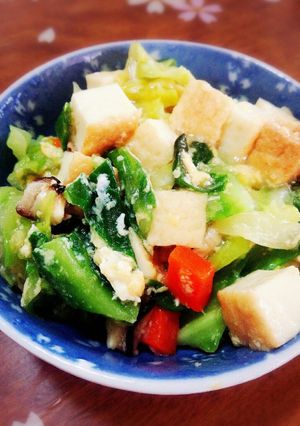 キャベツと厚揚げのあんかけ-レシピのメイン写真