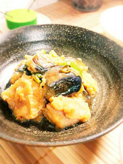 鶏肉となすの梅おろし煮-レシピのメイン写真