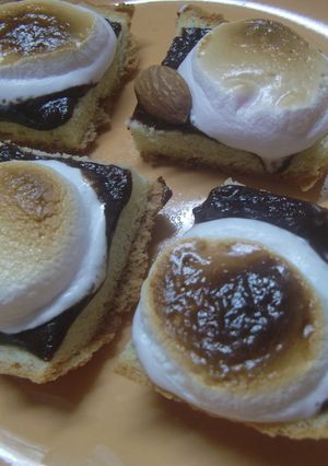 チョコ+マシュマロ 甘~いトースト-レシピのメイン写真