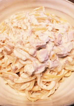 カルボナーラ風リコッタチーズパスタ-レシピのメイン写真