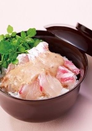 鯛のごまだし丼-レシピのメイン写真
