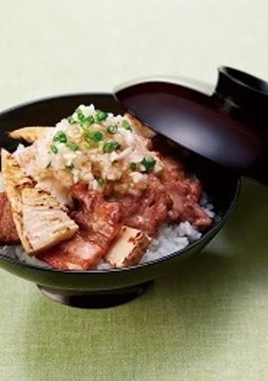 カリカリ豚と筍のねぎ塩丼-レシピのメイン写真