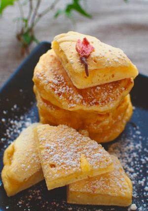 桜のパンケーキ-レシピのメイン写真