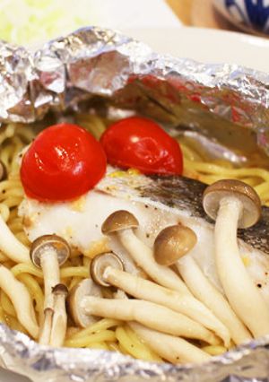 タラのホイル焼きやきそば-レシピのメイン写真