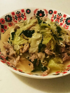 ズボラの極み!レンジで豚肉野菜蒸し-レシピのメイン写真