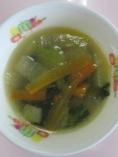 とうがんスープ ★宇都宮給食-レシピのメイン写真
