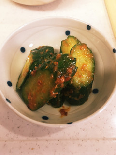 きゅうりの辛味噌あえ-レシピのメイン写真