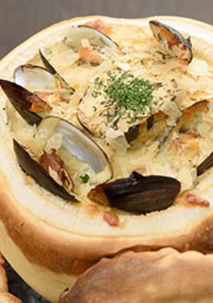 タテボシ貝と比叡ゆばのグラタン-レシピのメイン写真