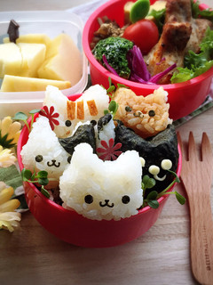 ねこあつめ!キャラ弁-レシピのメイン写真