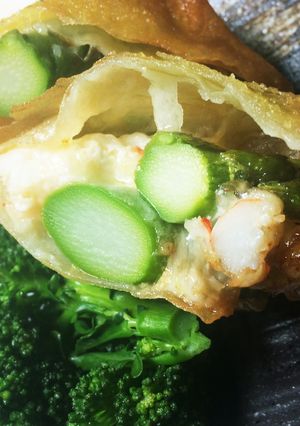 海老とアスパラのチーズ春巻き-レシピのメイン写真