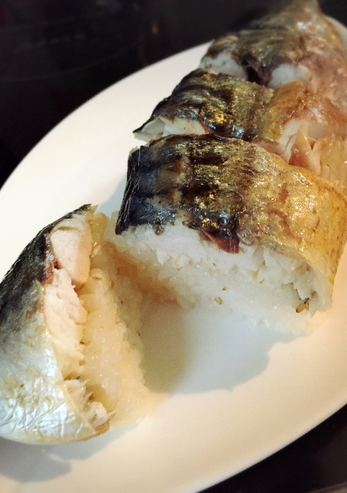 焼き鯖寿司(塩サバフィレ使用)-レシピのメイン写真
