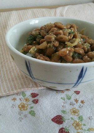 いろいろ混ぜてね♪納豆in漬物 朝食便利-レシピのメイン写真