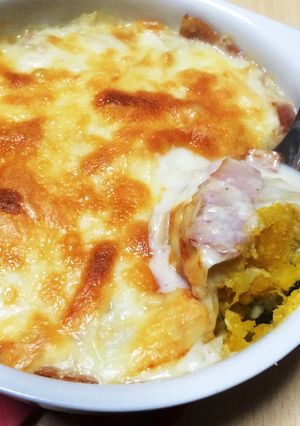 かぼちゃとおいものグラタン♡-レシピのメイン写真