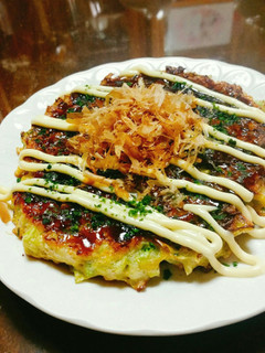 山芋無しで♡春キャベツのお好み焼き♡-レシピのメイン写真
