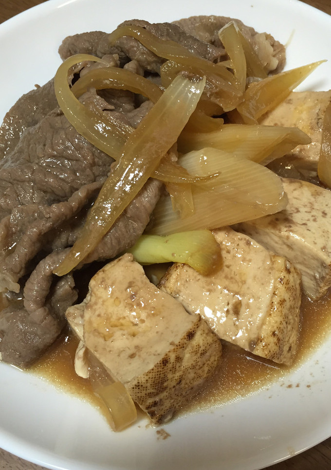 おかわり続出★我が家のすき焼き風肉豆腐-レシピのメイン写真