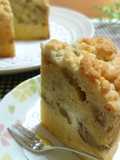 バナナとくるみのクランブルケーキ