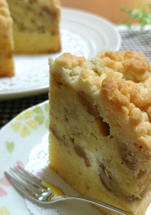 バナナとくるみのクランブルケーキ-レシピのメイン写真