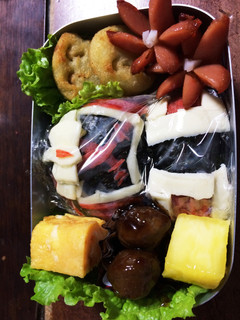 キャラ弁 仮面ライダーゴーストムサシ-レシピのメイン写真